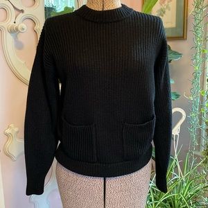 Ann Taylor Wedge Chunky Knit Crop Sweater XS